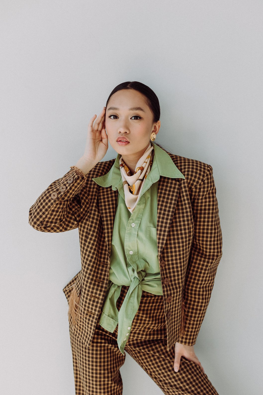 Woman in Retro Outfit